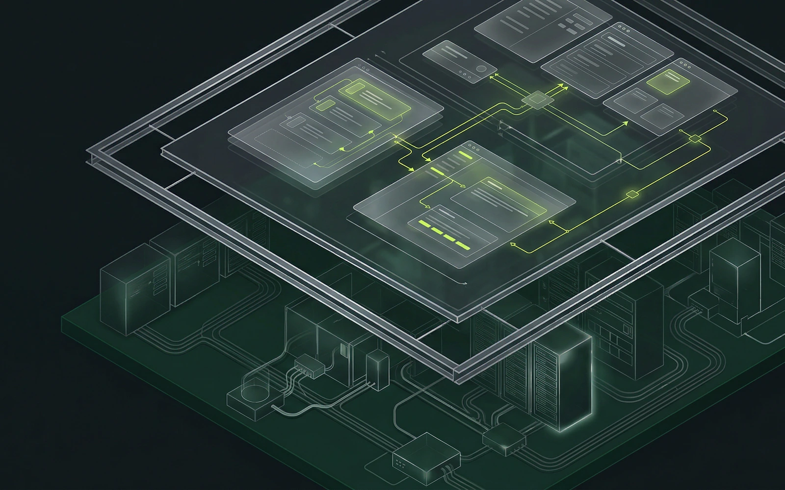 Illustration of BRINTEQ proprietary engineering software, integrations, and custom hardware-software solutions